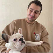 Poleron polo personalizado con la cara y nombre de tu mascota 🐾