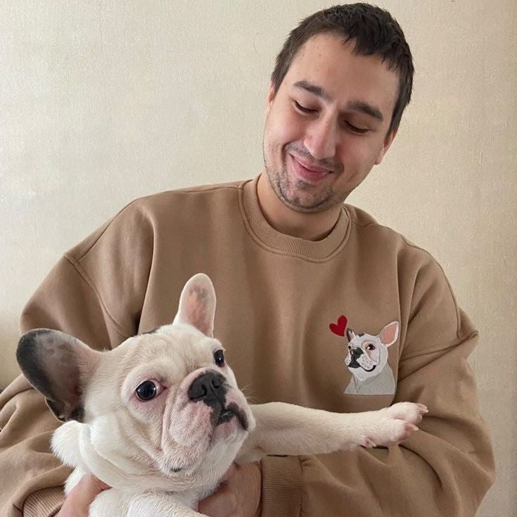 Personalized polo shirt with your pet's face and name 🐾