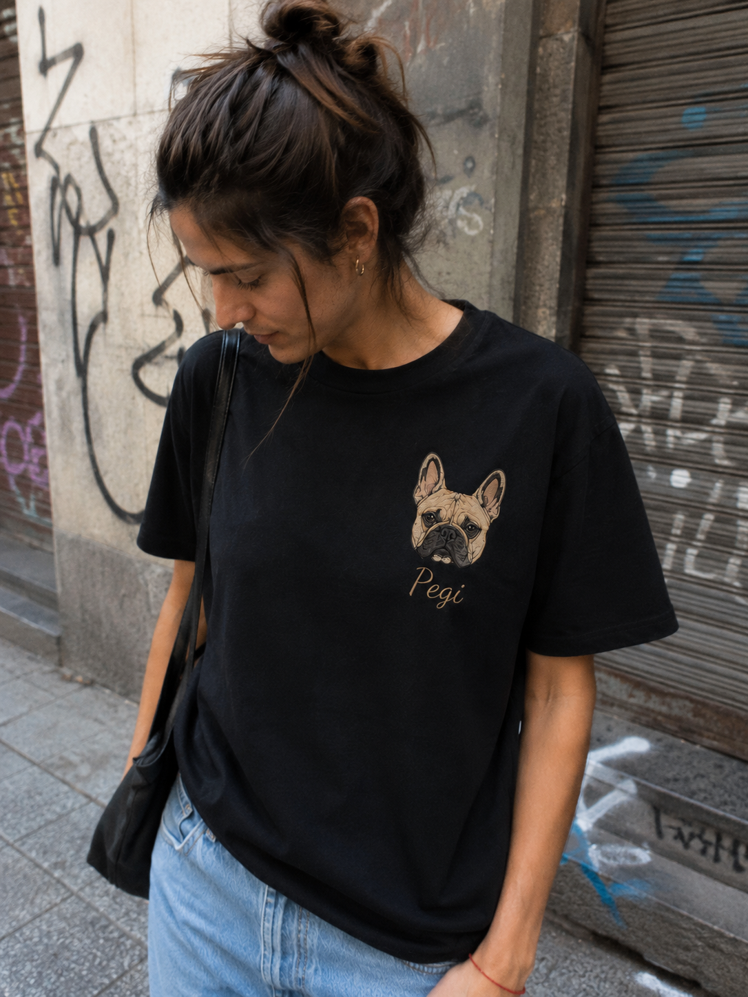 Polera personalizada con la cara y nombre de tu mascota 🐾