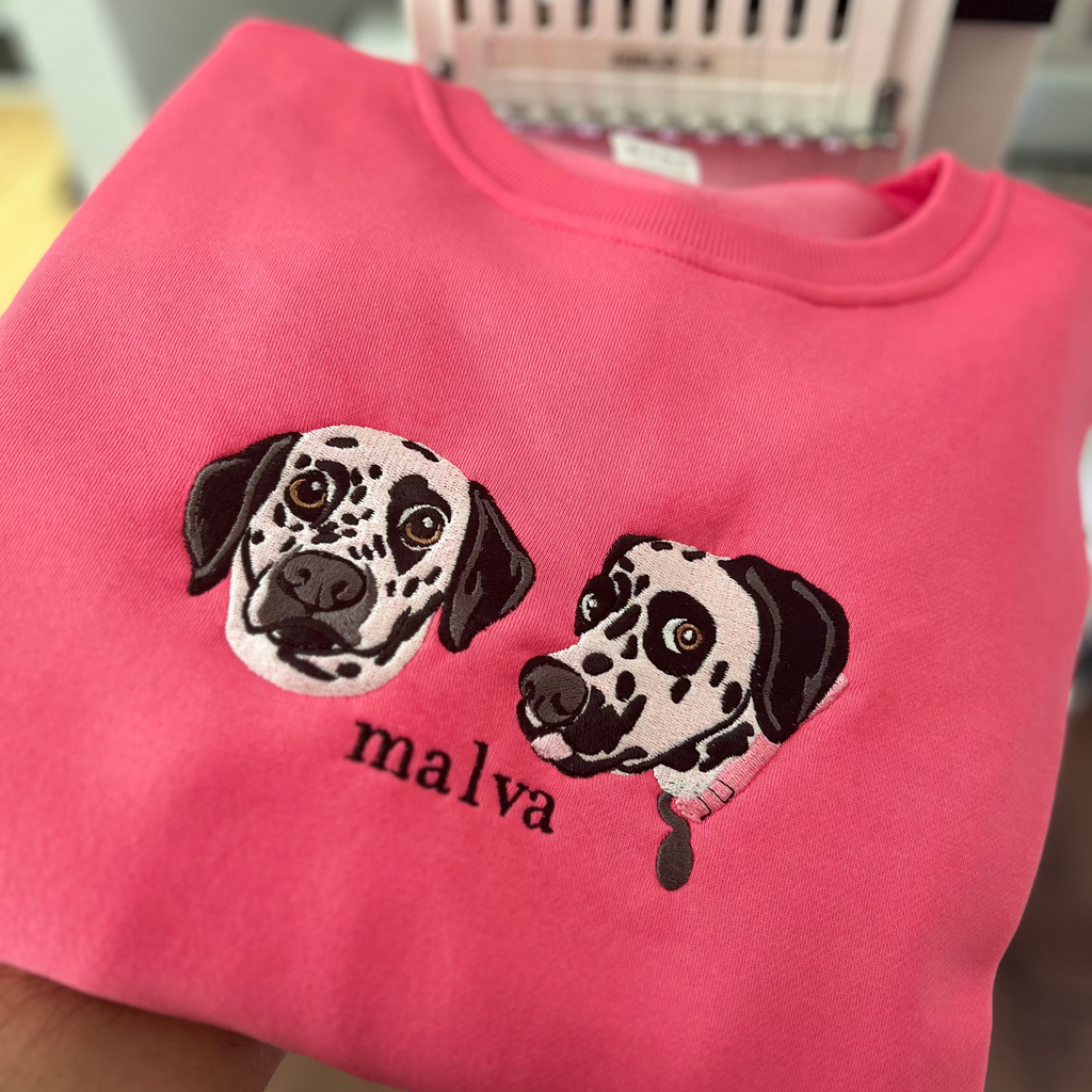 Personalized kangaroo hoodie with your pet's face and name 🐾